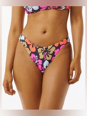 Rip Curl Hibiscus Heat Hi Cut Cheeky Bottoms